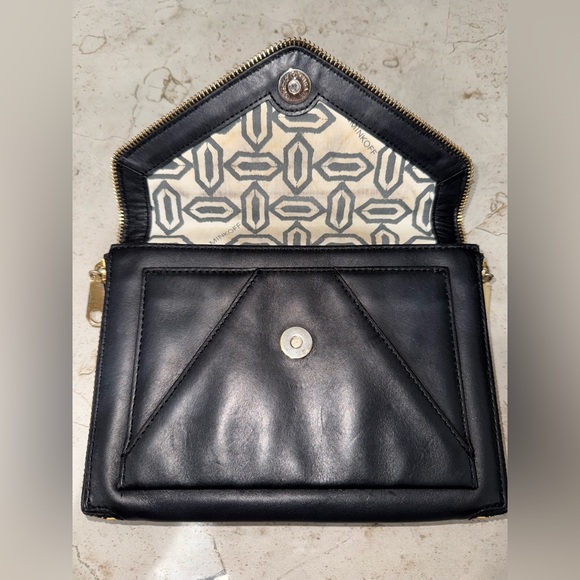 Rebecca Minkoff Black Envelope Clutch